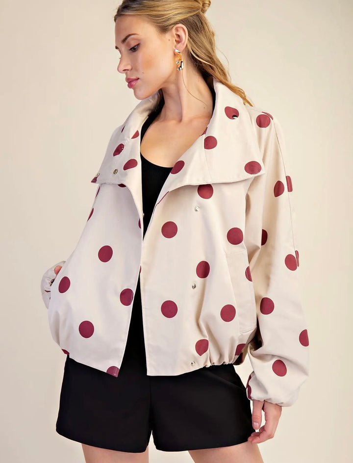 The Dot Statement Jacket front view
