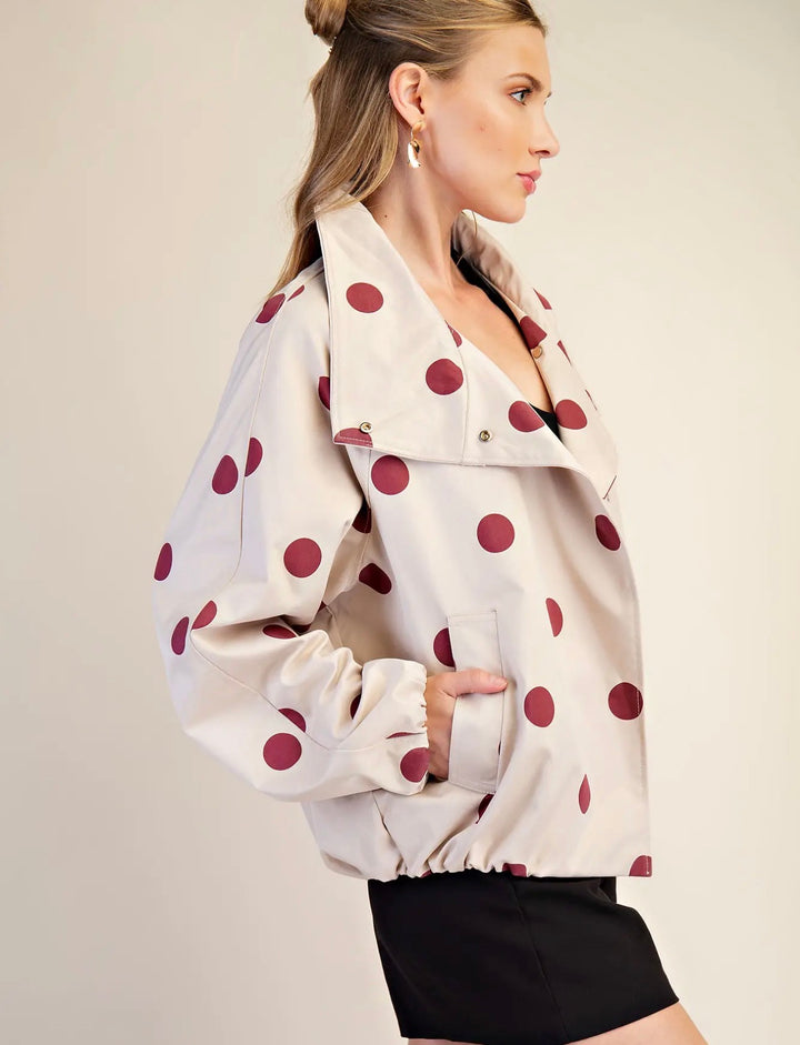 The Dot Statement Jacket side view