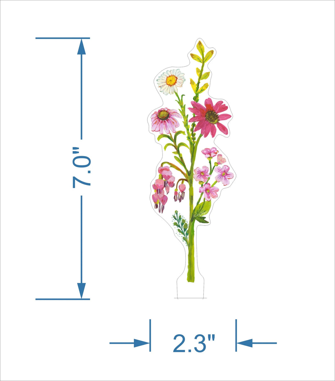Meadow Flower Acrylic Floral/Stand Sold Separately