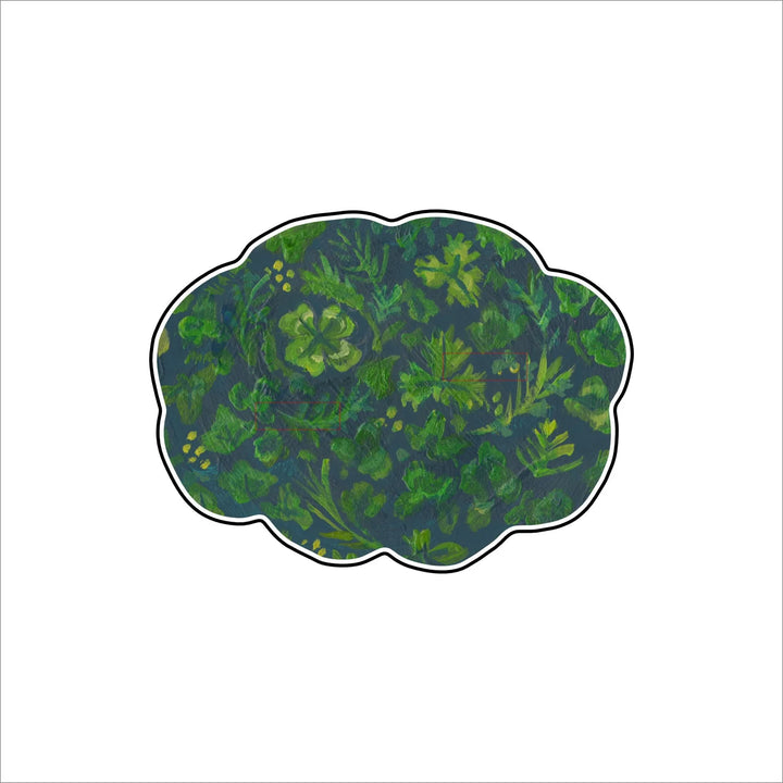 Clover and Moss Double Acrylic Stand