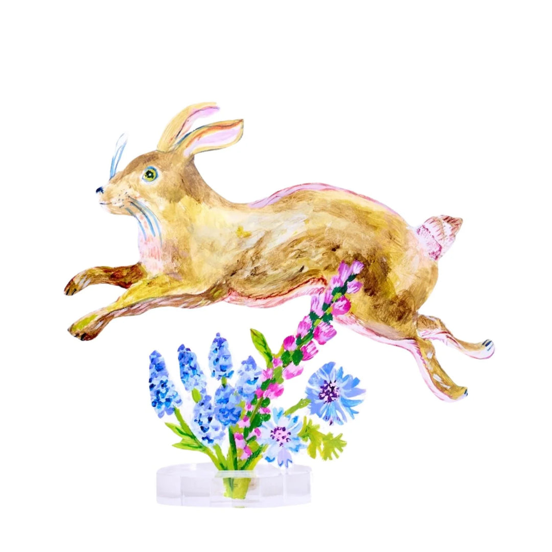 Running Rabbit Acrylic Floral/Stand Sold Separately