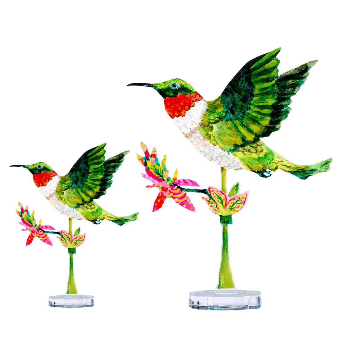 Hummingbird Acrylic Floral/Stand sold separately
