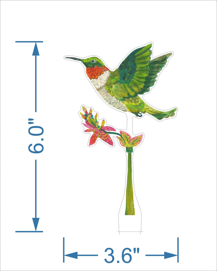 Hummingbird Acrylic Floral/Stand sold separately