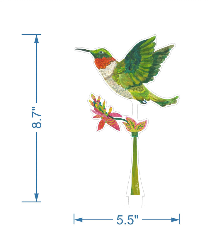 Hummingbird Acrylic Floral/Stand sold separately