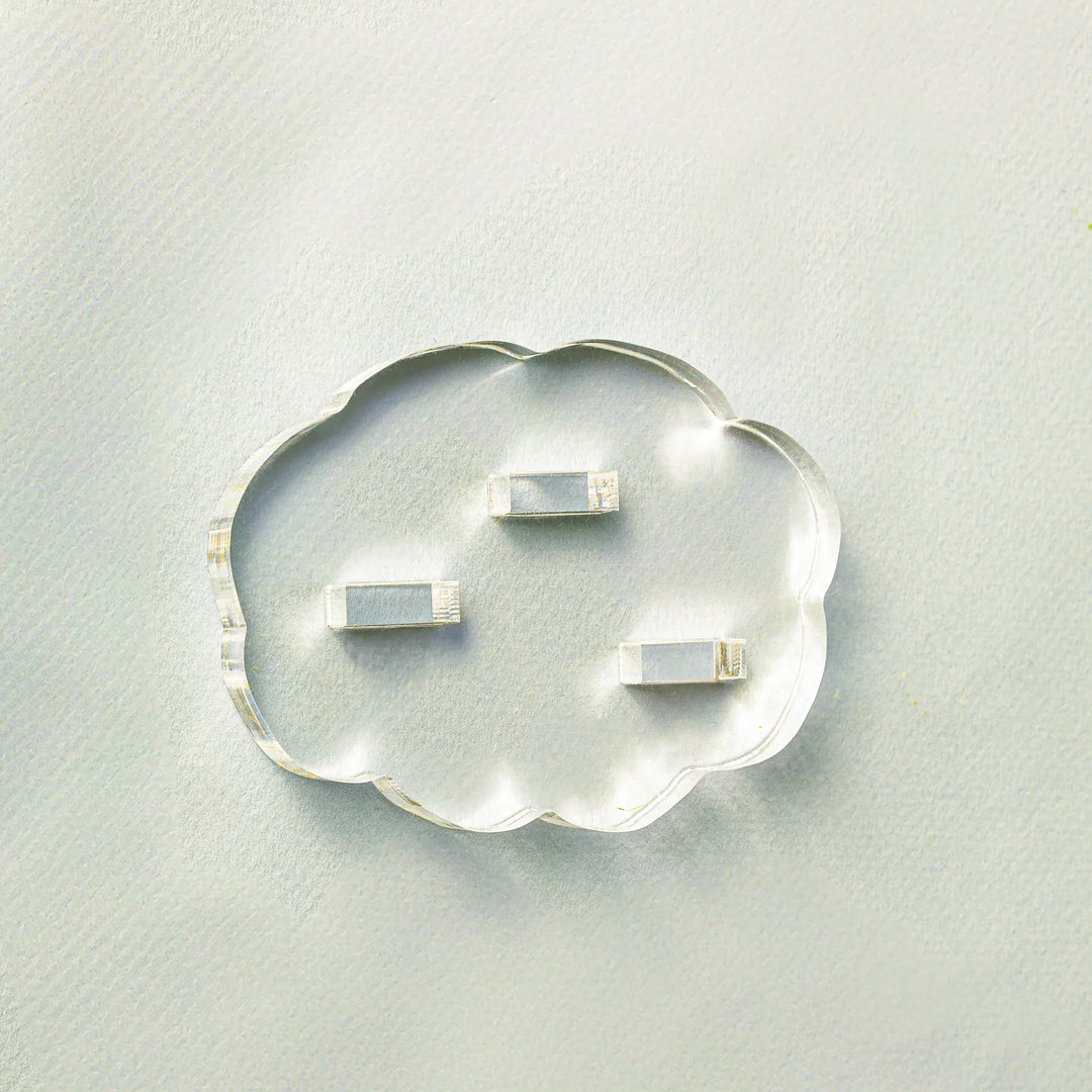 Triple Stand Clear Acrylic