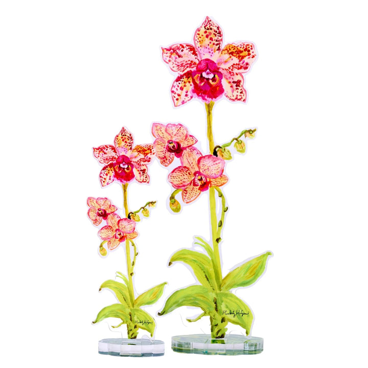 Leopard Orchid Acrylic Floral/Stand Sold Separately