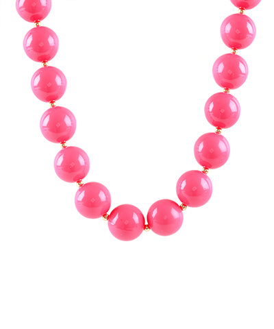 Acrylic Ball Chain Necklace