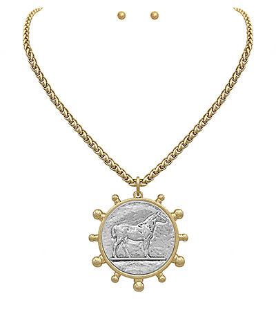 The Horse Coin Necklace