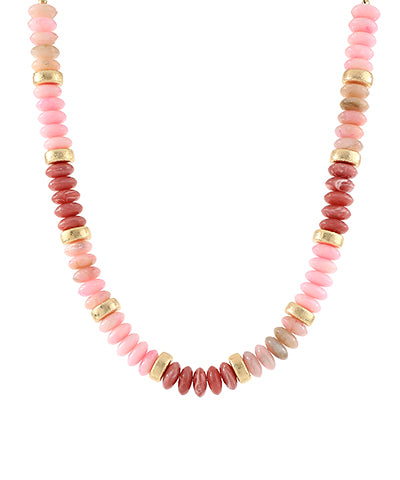 Ronda & Metal Beads Necklace