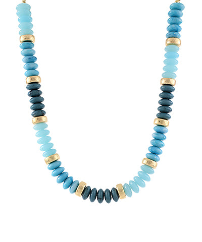 Ronda & Metal Beads Necklace