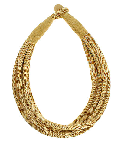 Layered Rope Necklace (Multiple Colors)