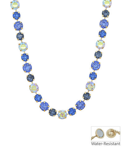 Graduated Stone Bead Magnetic Necklace
