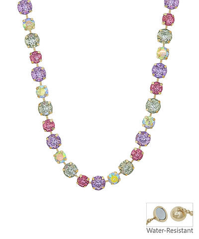 Graduated Stone Bead Magnetic Necklace