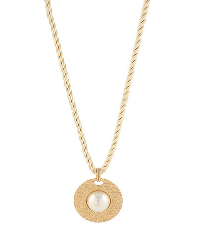 The Golden Pearl Pendant Necklace