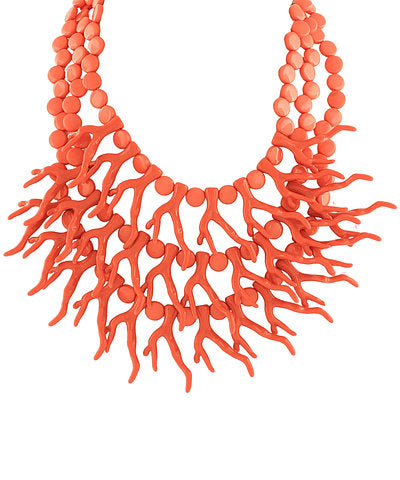 The Coral Necklace Orange