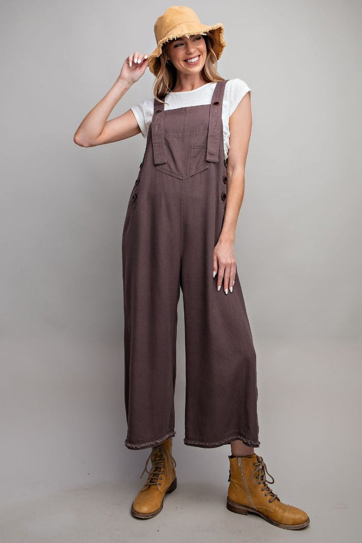 LINEN LOOSE FIT OVERALL