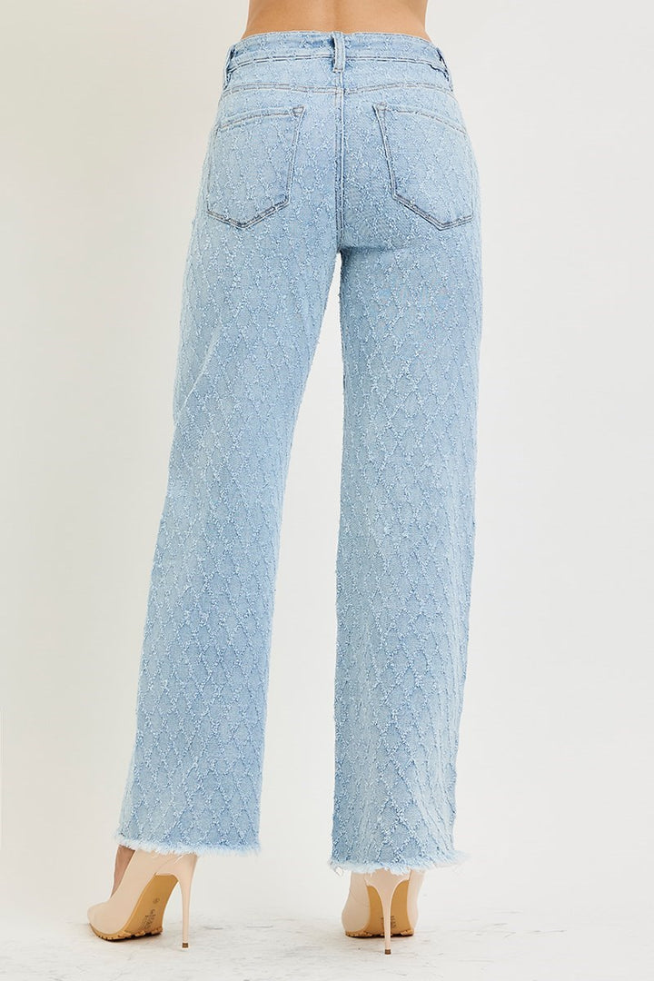 Risen Skyline Textured Denim