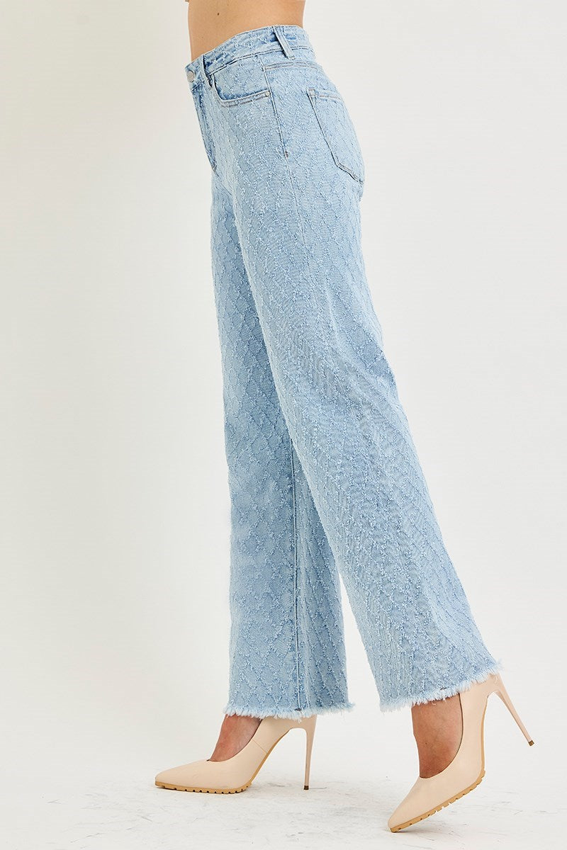 Risen Skyline Textured Denim
