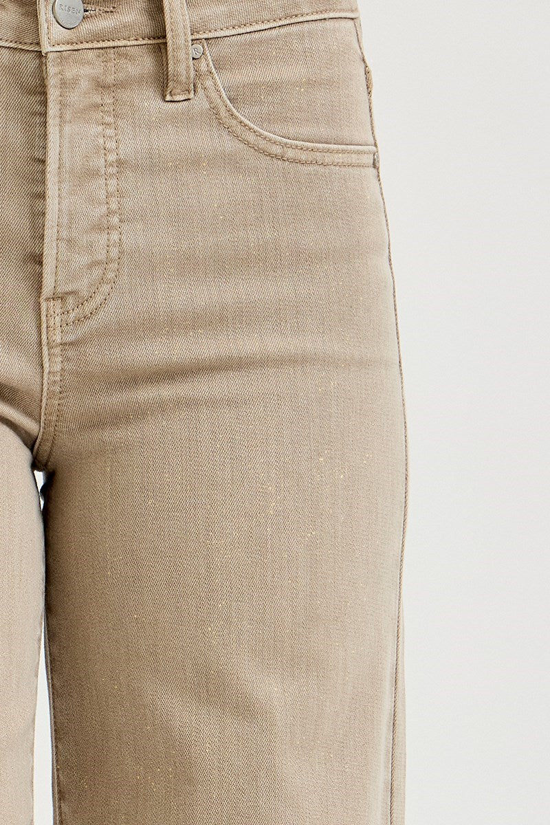 The Lurex Taupe Denim