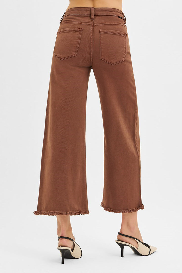 Risen Cocoa Cropped Denim