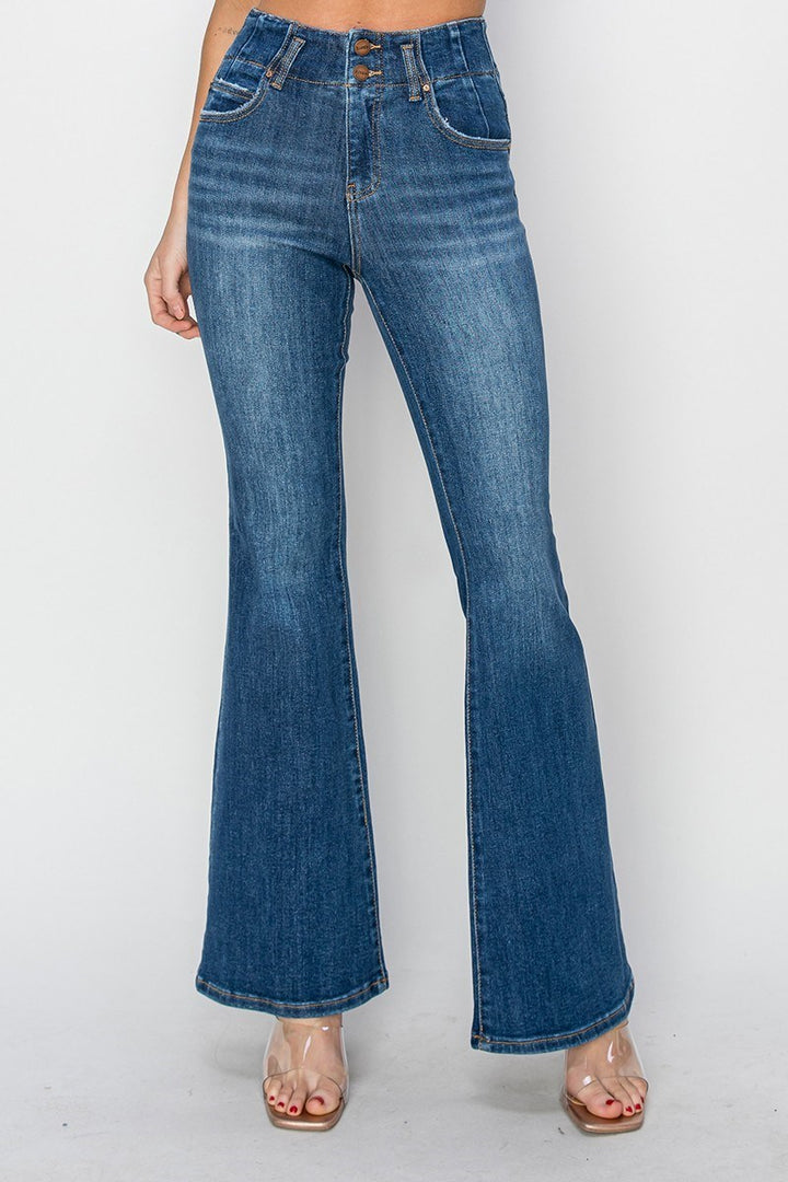 High Rise Flare Denim