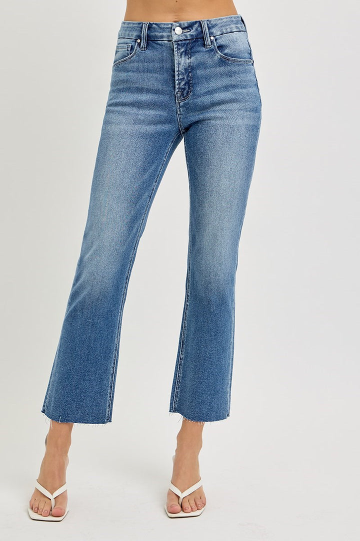 High Rise Straight Denim