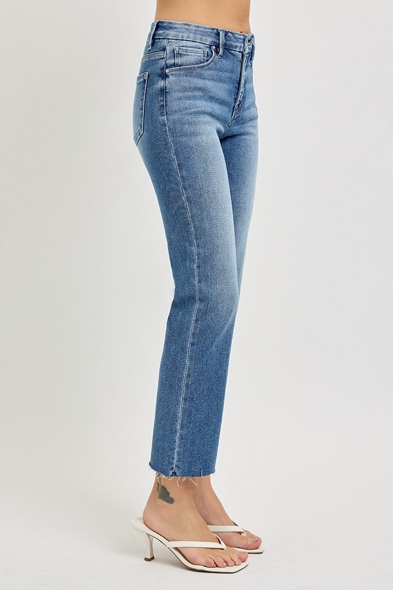 High Rise Straight Denim