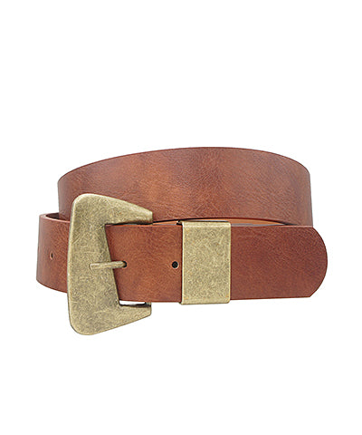 Angled Flat Buckle Loop Belt