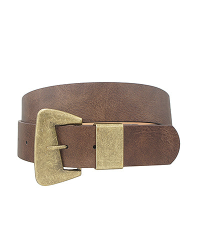 Angled Flat Buckle Loop Belt