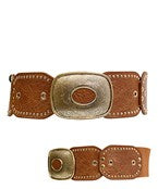 Studded Western Stretch Belt
