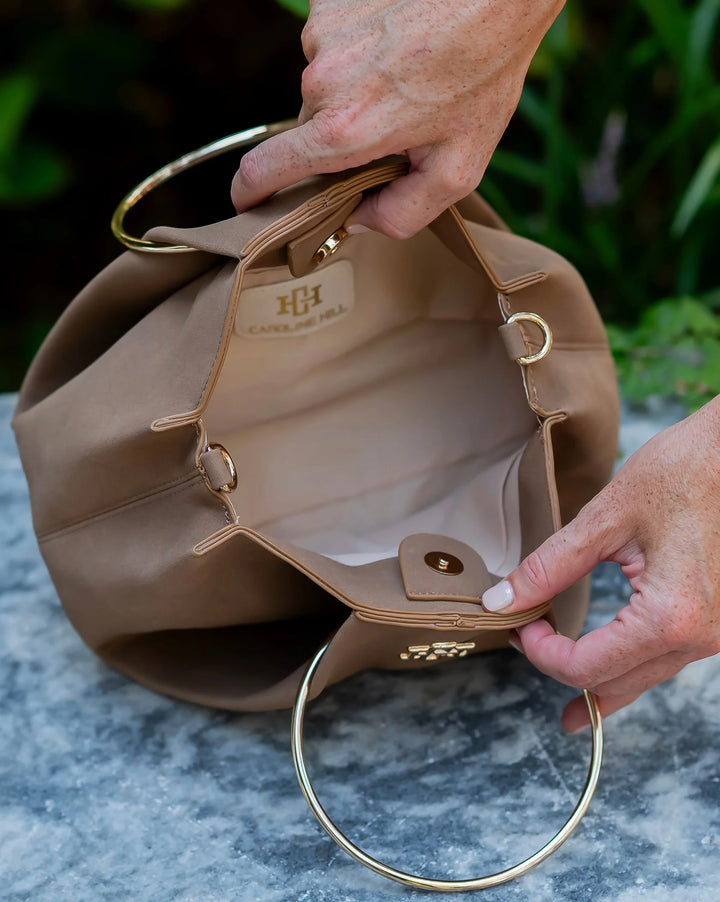 Brooks Bag with Rings Glimmer Gold