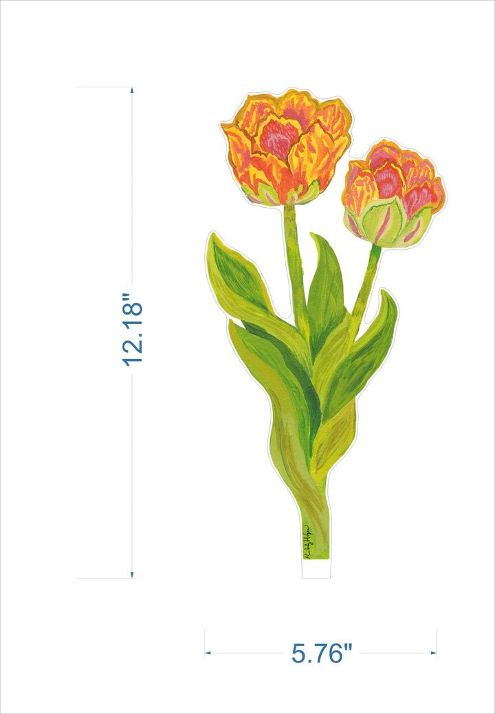 Tulips Acrylic Floral/LG/Stand sold separately.