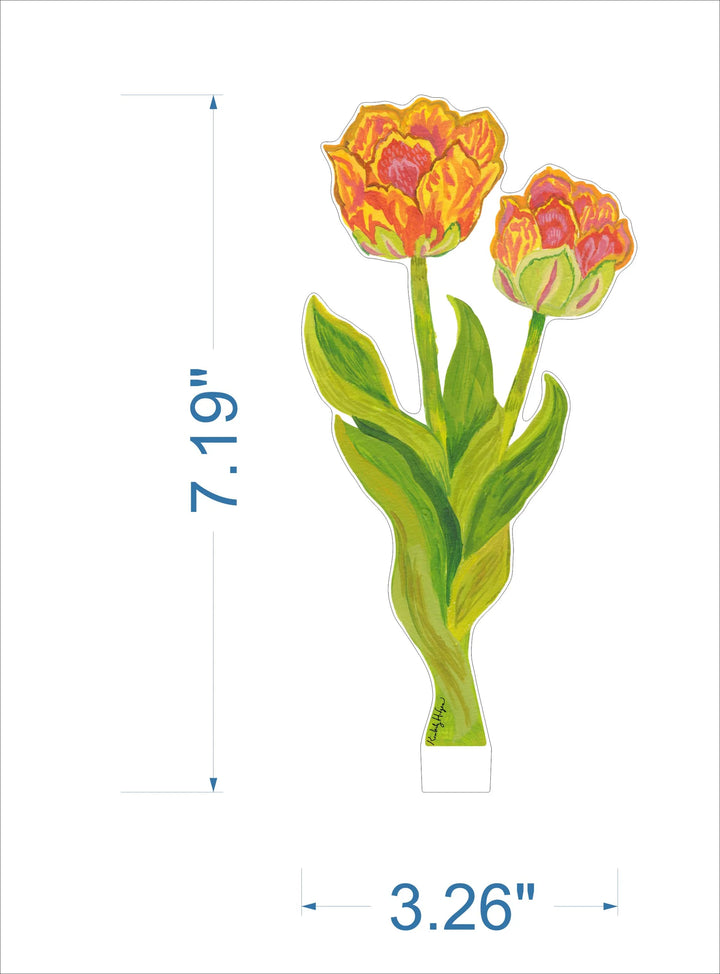 Tulips Acrylic Floral/SM/Stand sold separately.