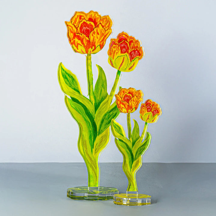 Tulips Acrylic Floral/LG/Stand sold separately.