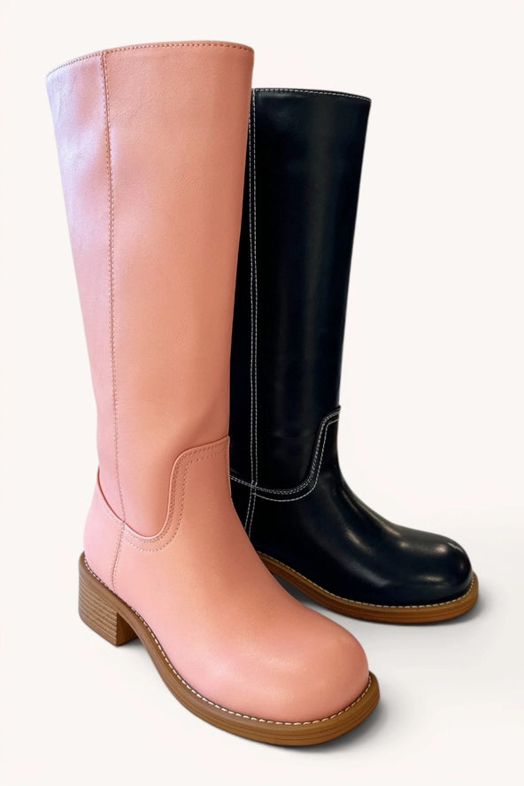 The Pink Riding Boot