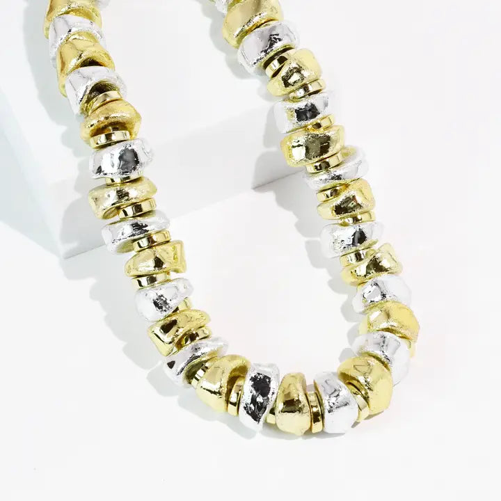 Liquid Mix Metal Necklace