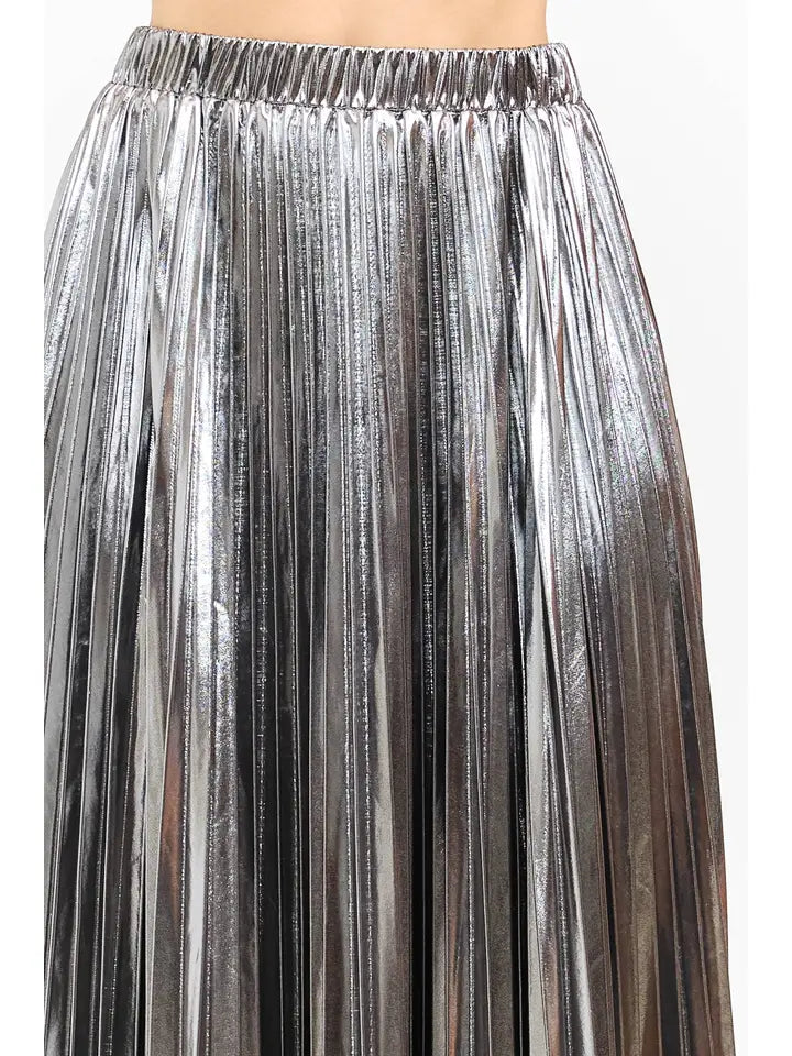 Alessandra Silver Skirt