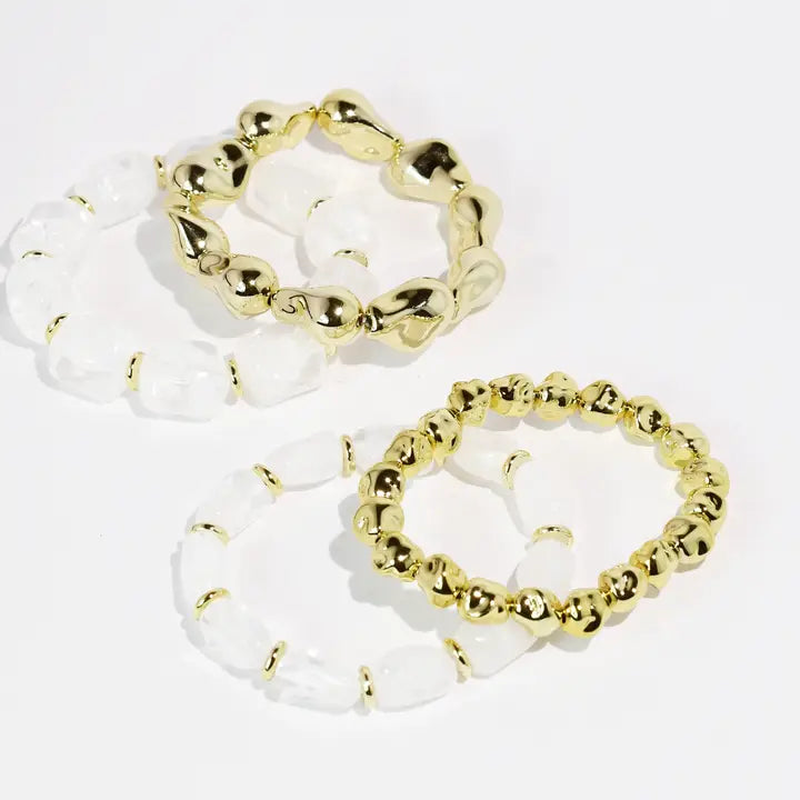 Clear All Day Bracelet Set