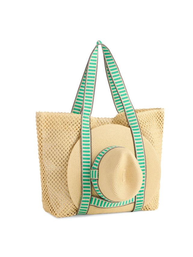 Dorian Tote and Hat Set