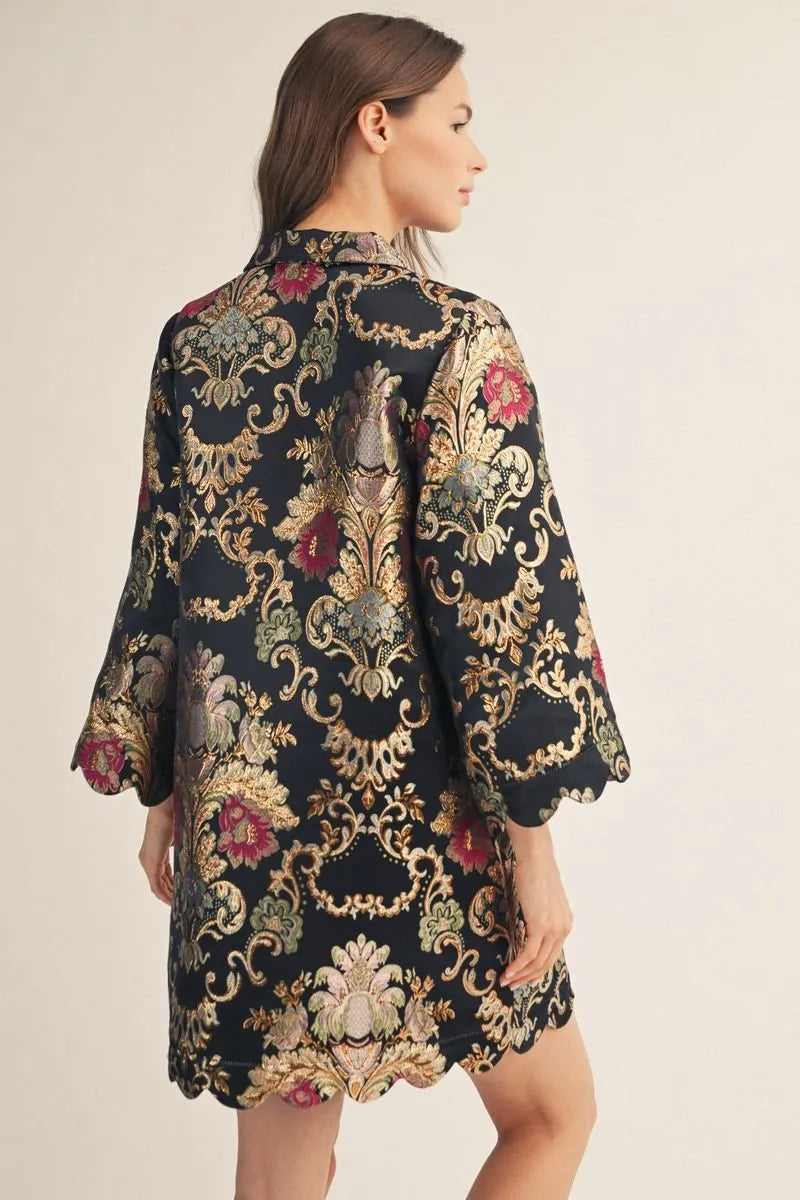 The Midnight Romance Paisley Dress