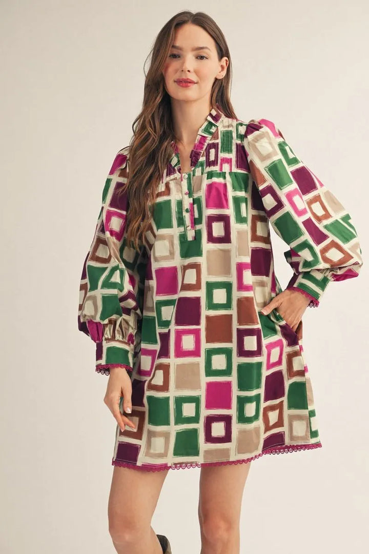 The Cora Plum Dress