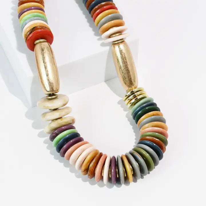Multi Disc Necklace