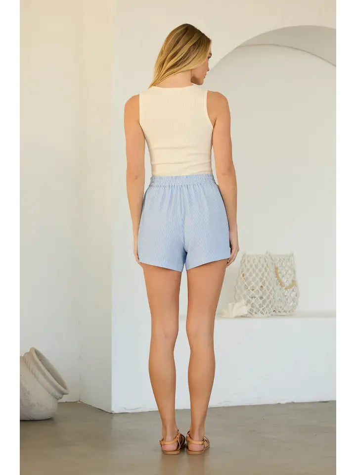 Skies are Blue Stripe Shorts