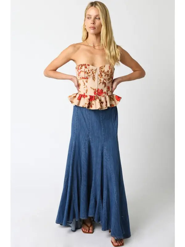Dona Denim Skirt