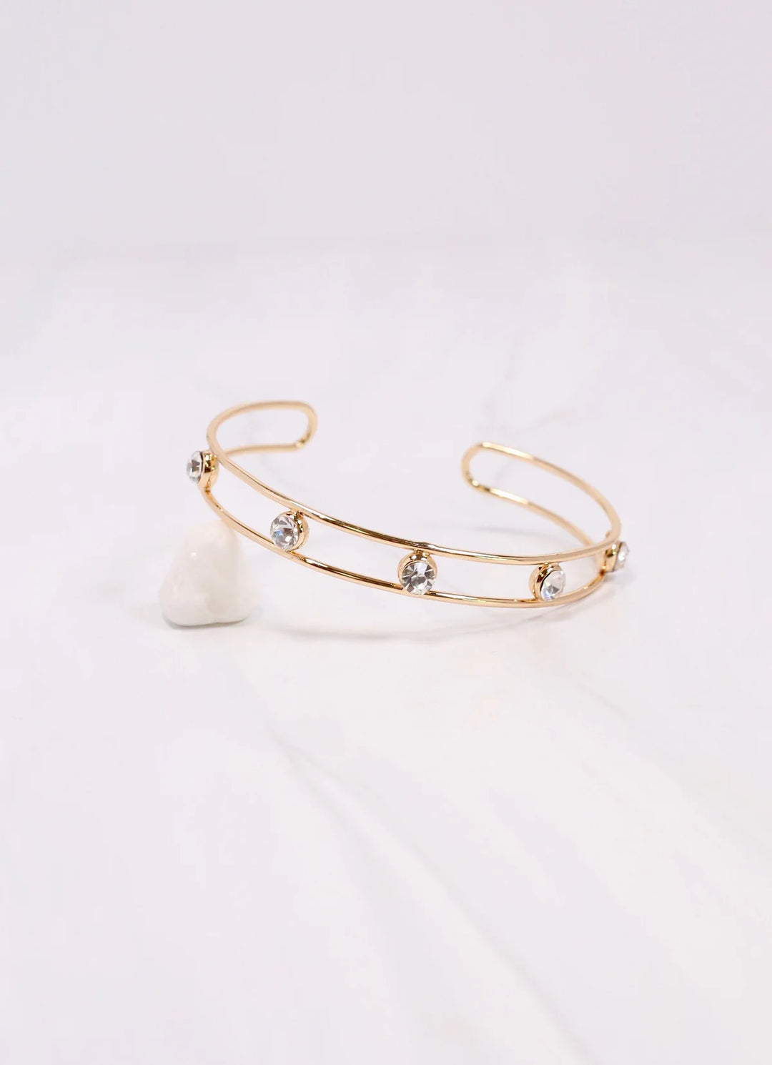 Knighton CZ Cuff Bracelet