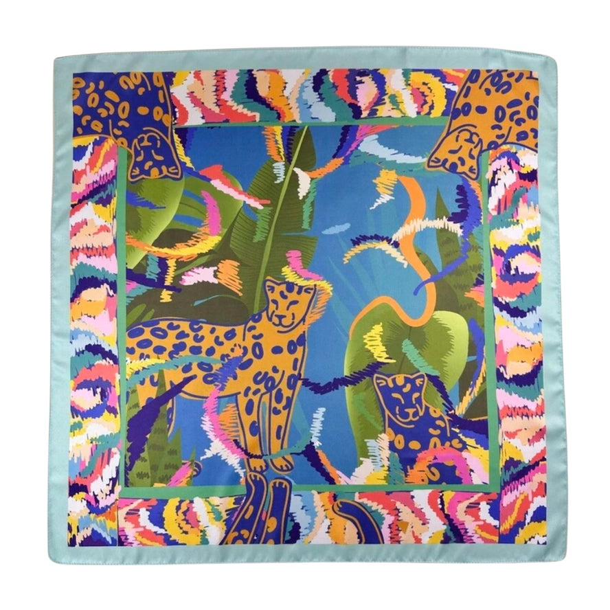 Tropical Leopard Scarf