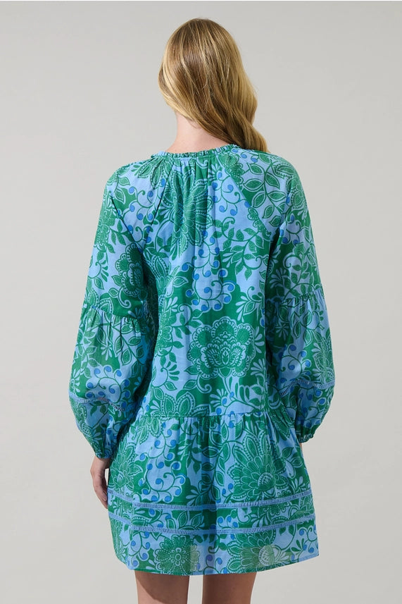 Tressa Floral Ivonna Shift Mini Dress