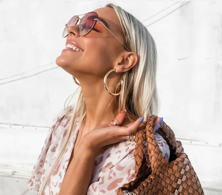 Sheila Fajl Arlene Hoops 18K Gold Plated