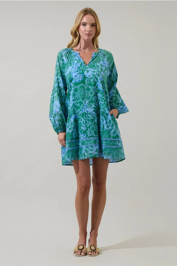 Tressa Floral Ivonna Shift Mini Dress