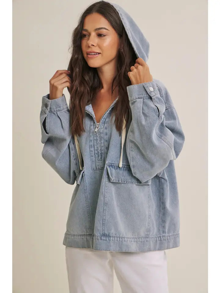 The Craving Comfort Denim Pullover